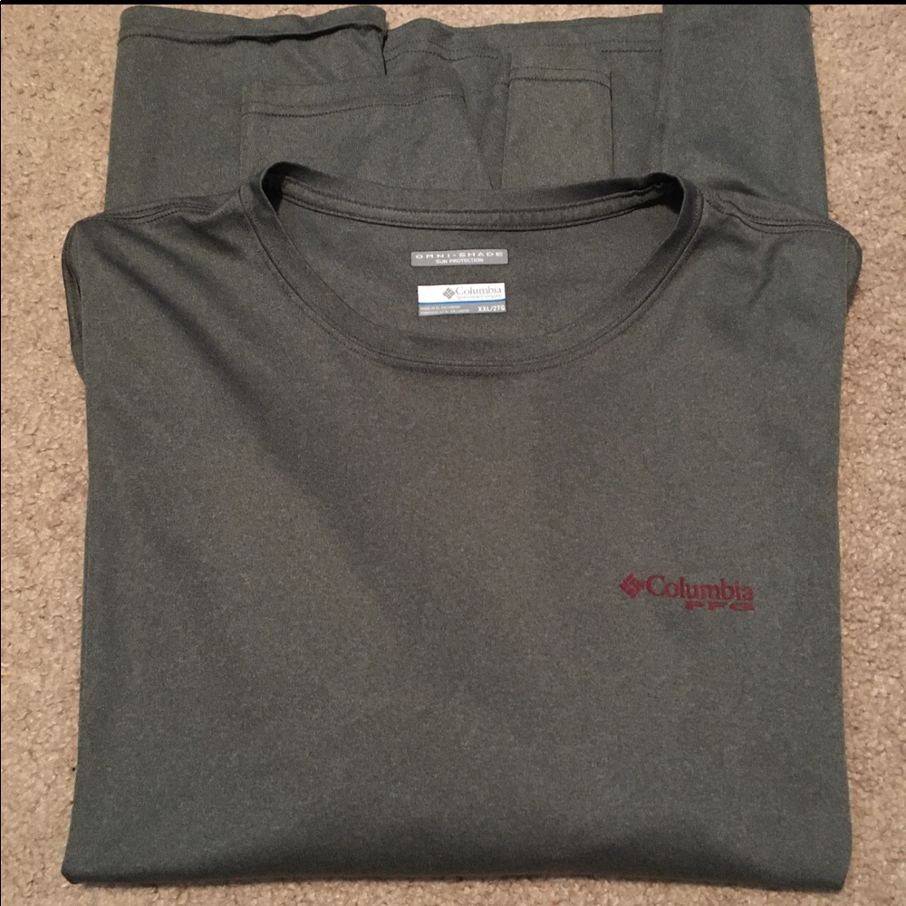 Columbia Fishing Long Sleeve Shirt Size XXL